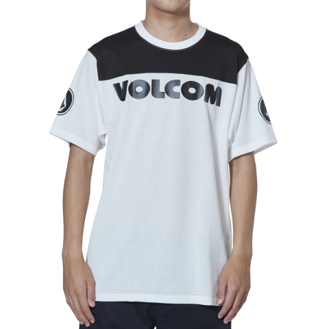 V Mesh S/S Tee-WHT