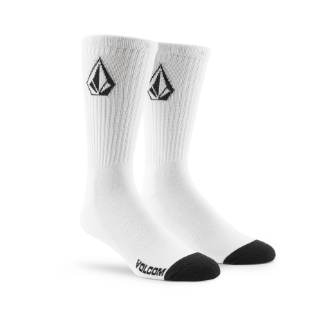 FULL STONE SOCK 3PK-WHT